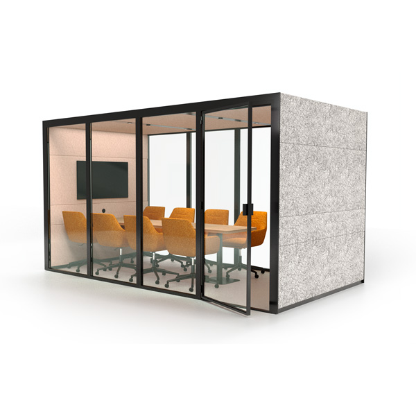 Ecolution Design Meeting Pod XXL with Chairs and Table