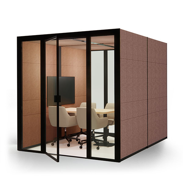 Eco Meet M Connected with Seated Height Table Purple