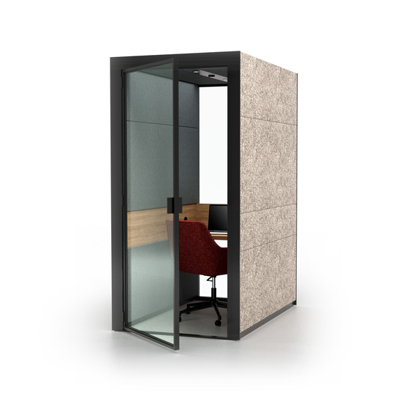 Eco Phone L with Seated Height Bridge Table